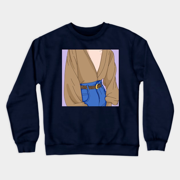 Fashion Queen Crewneck Sweatshirt by hazal kirikci